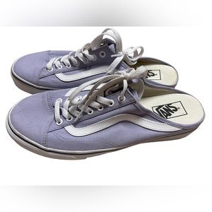 Vans slides purple
